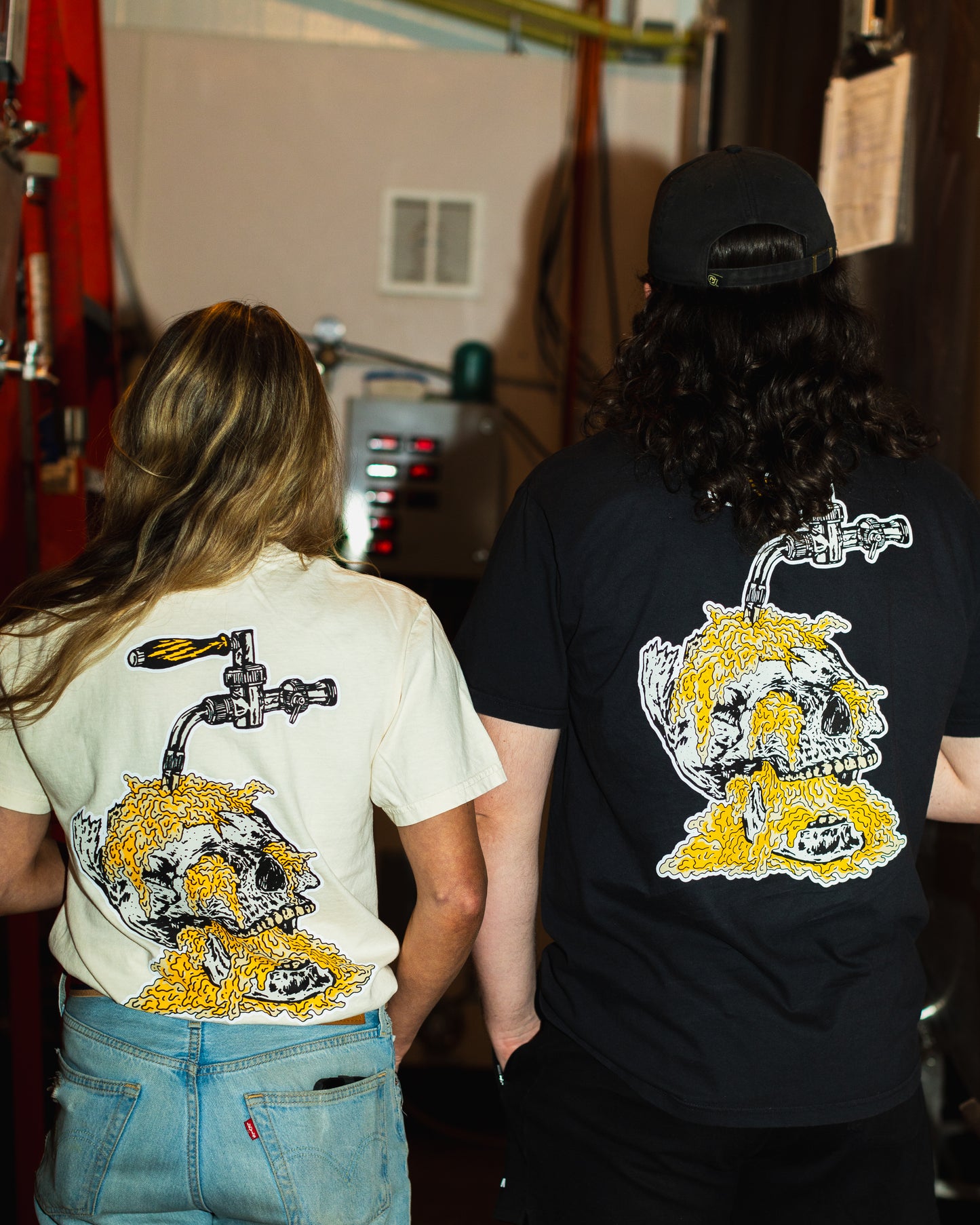 Side-Pull Skull T-Shirt: Cerebral x Pilsnerish