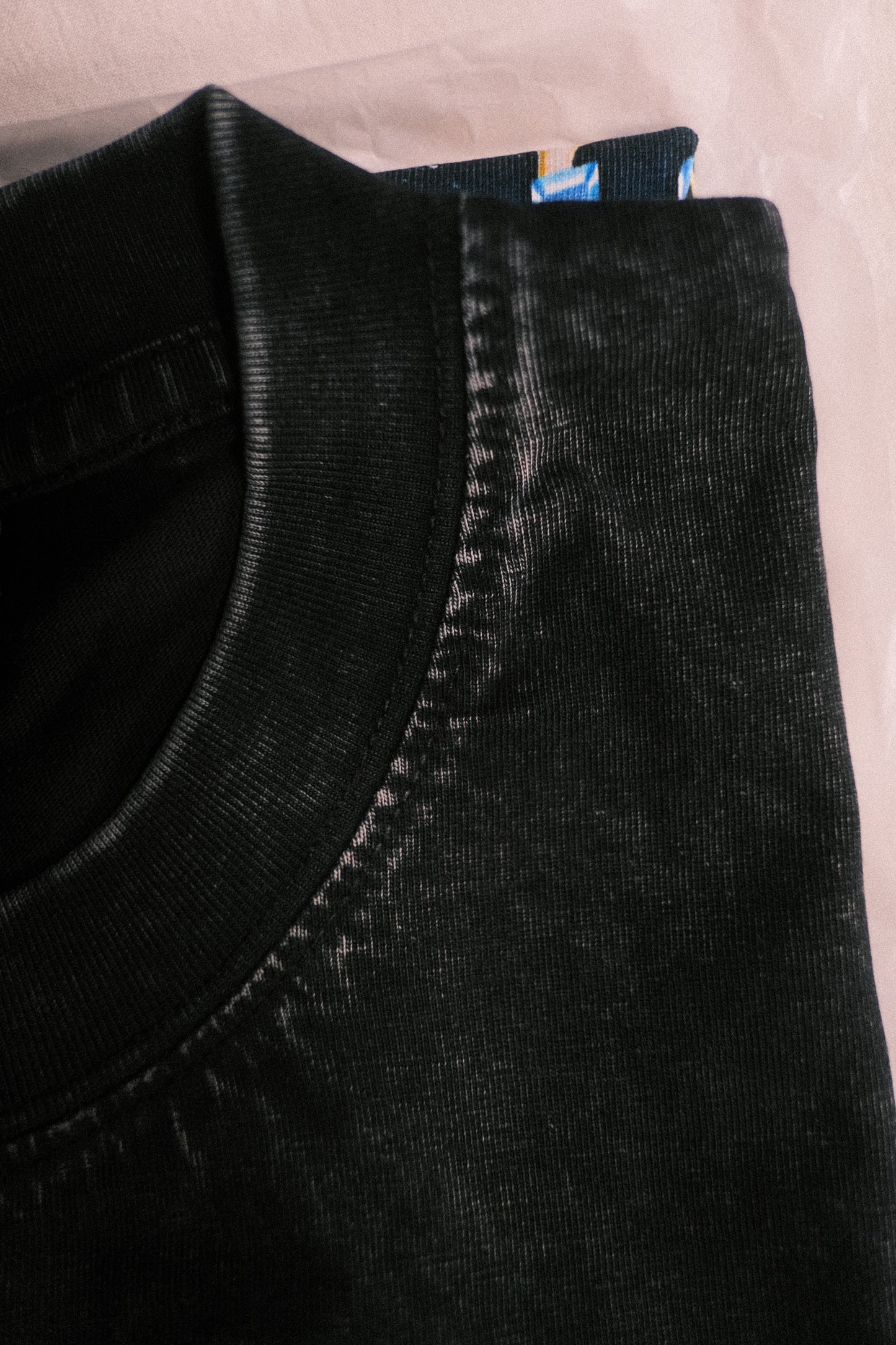 SLOW POUR Acid-Wash Tee