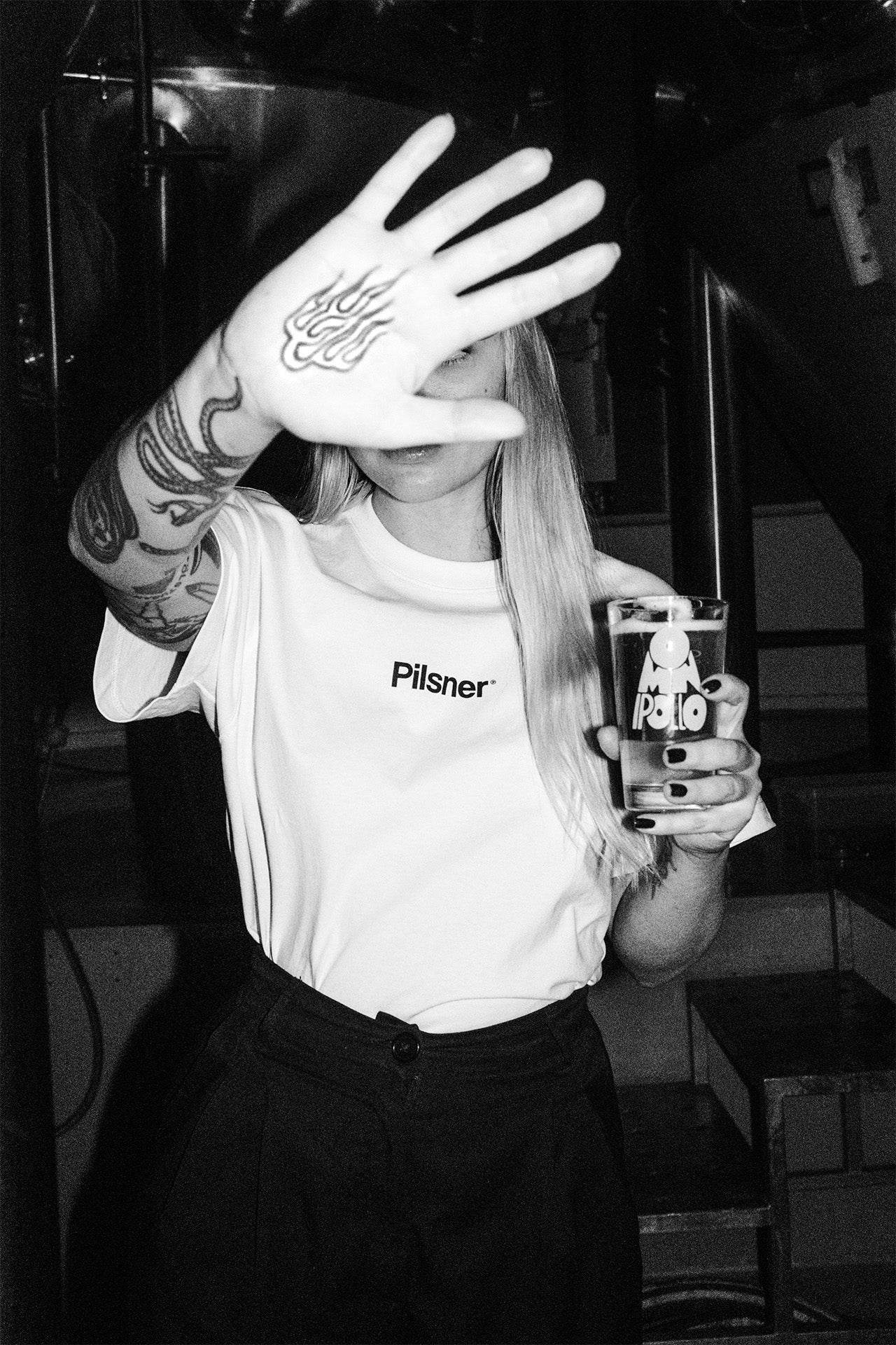 Pilsner Logo Crewneck Tee
