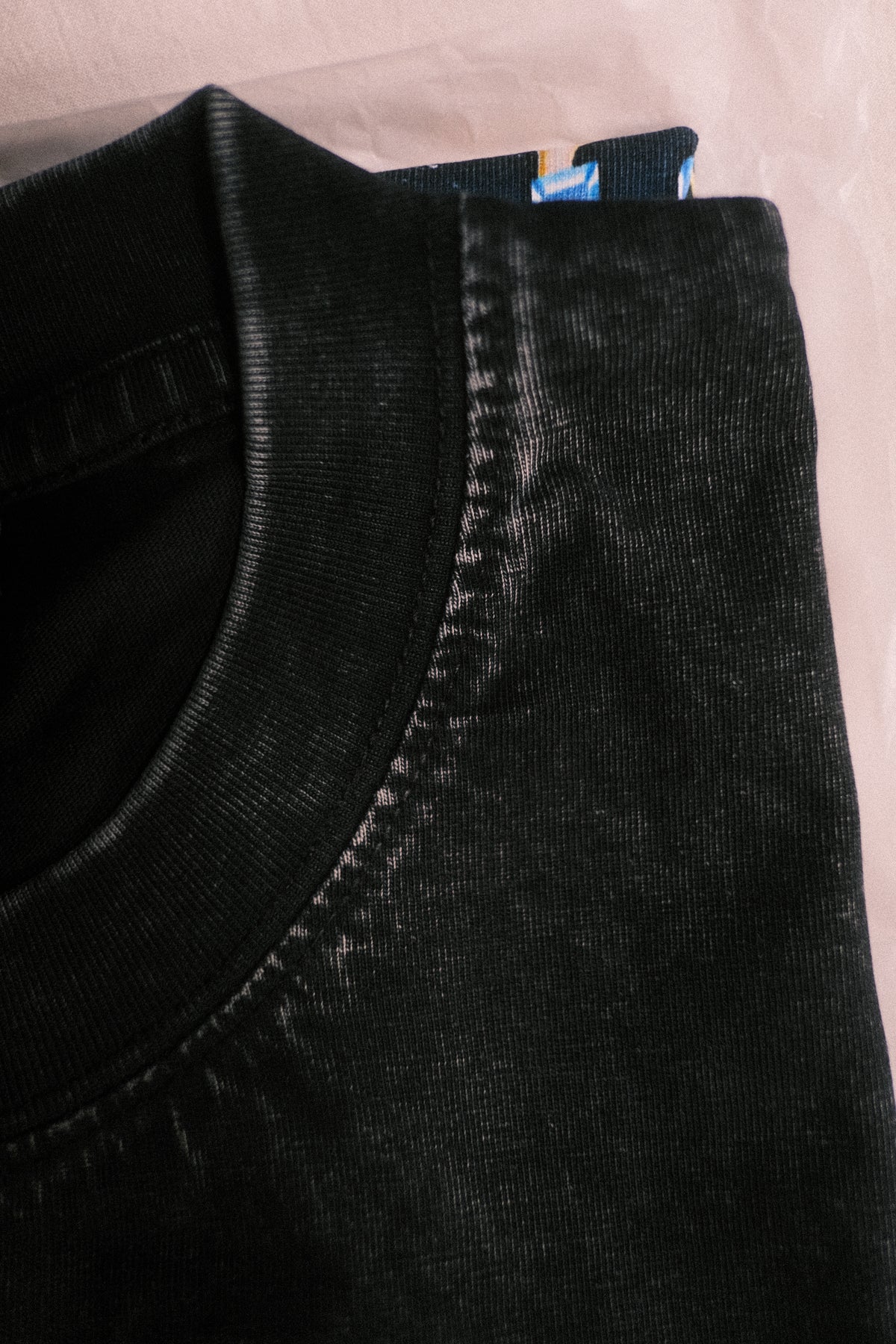 SLOW POUR Acid-Wash Tee
